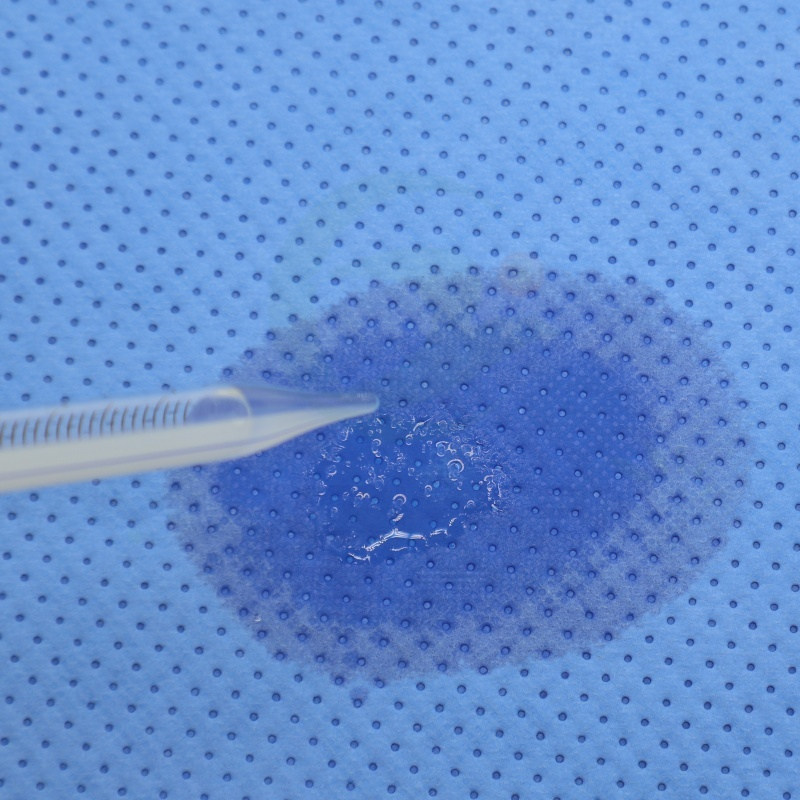 Tejido SMPE de 130 g/m² altamente absorbente como pieza reforzada para paño quirúrgico - YuChen