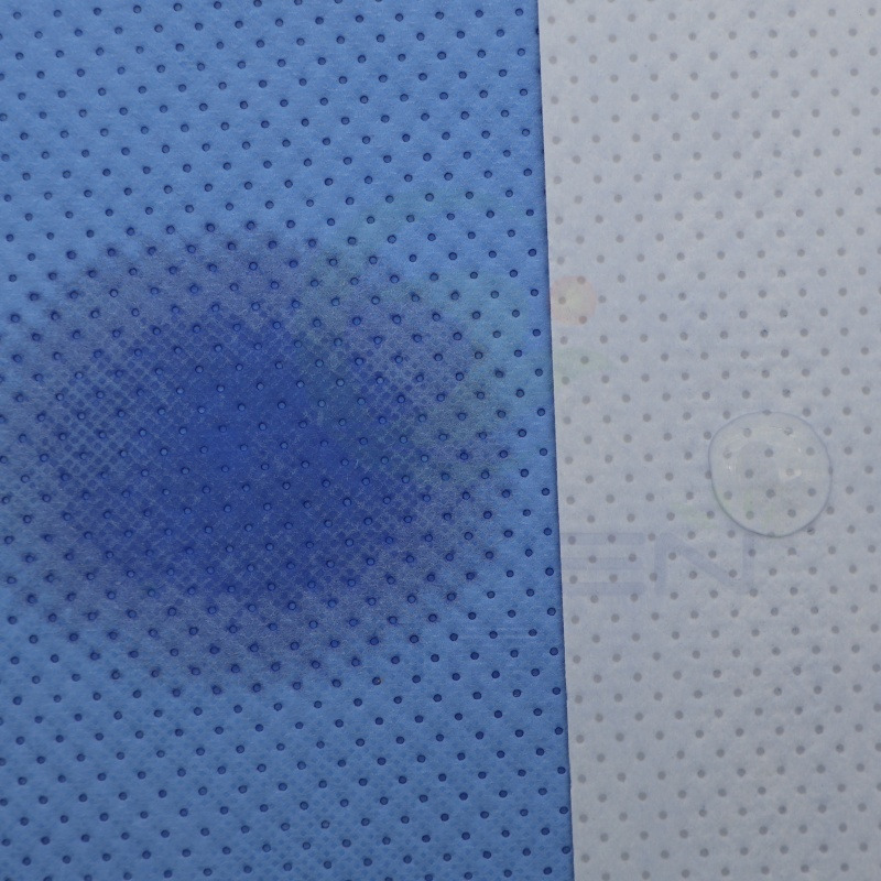 Tejido SMPE de 130 g/m² altamente absorbente como pieza reforzada para paño quirúrgico - YuChen