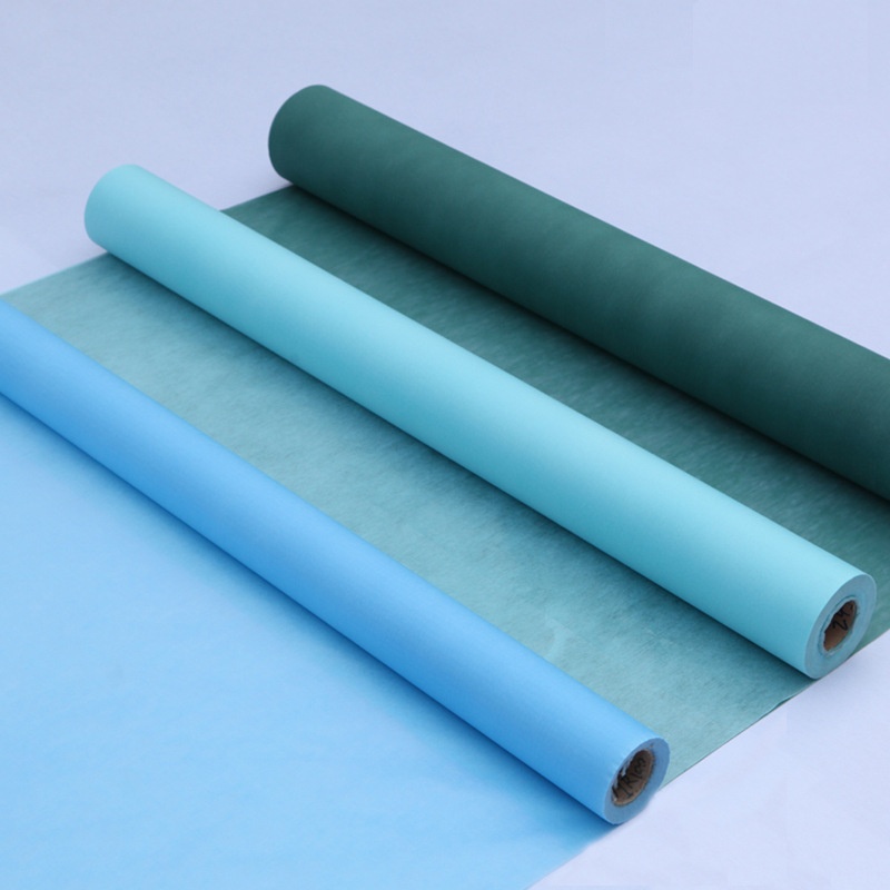 Tela no tejida 100 % viscosa de color azul para uso médico - YuChen