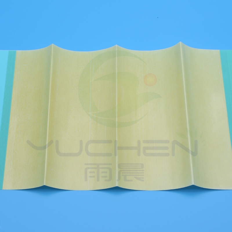 Rollo de película de incisión de PU/PE para paño quirúrgico con raya verde - YuChen